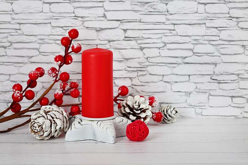Vánoce v&amp;nbsp;červené a&amp;nbsp;bílé