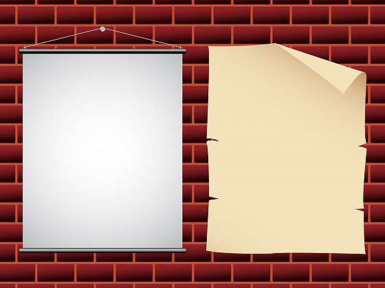 Přilepení na zeď je jedním ze způsobů, jak pověsit plakáty (Zdroj: Depositphotos)