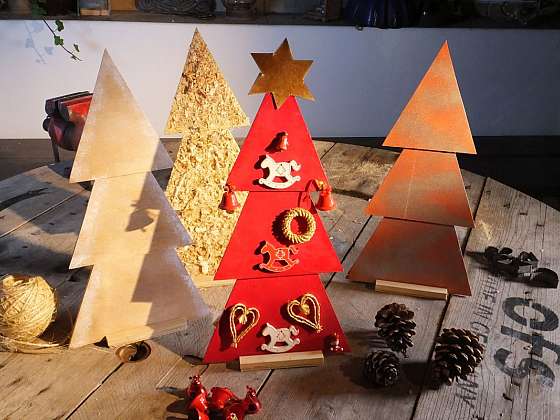 Vánoční stromeček z překližky (Zdroj: Pavel Kutil Zeman)