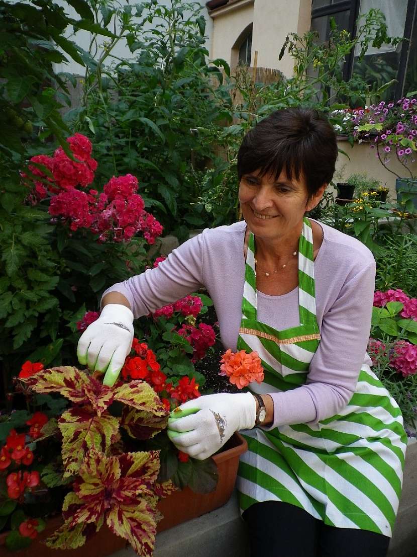 Ludmila Dušková, spacialistka na zahradu
