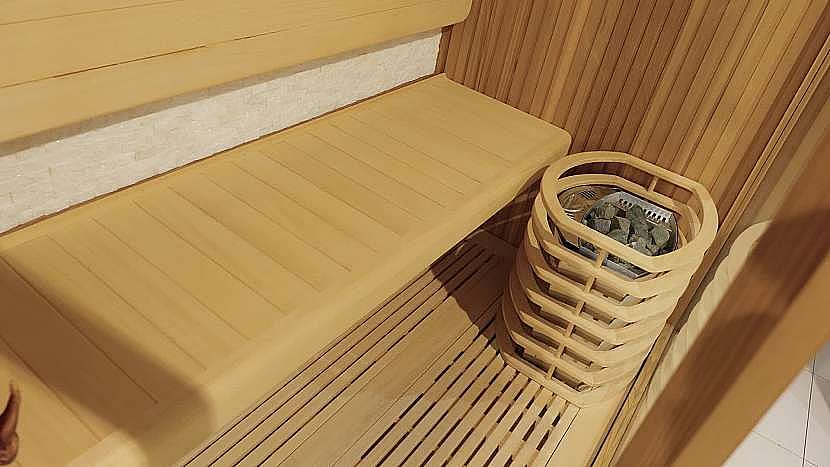 Saunu si můžete umístit třeba do ložnice