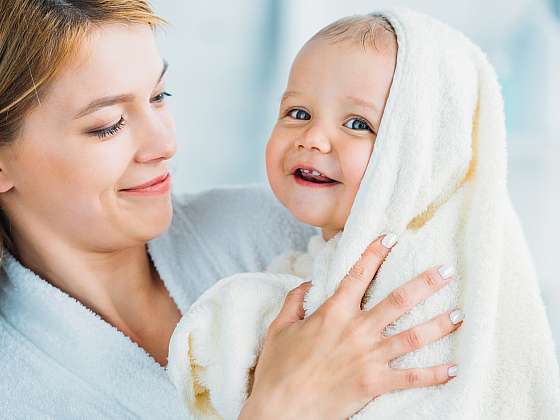 Měkoučký froté ručník i pro tu nejjemnější dětskou pokožku (Zdroj: Depositphotos (https://cz.depositphotos.com))