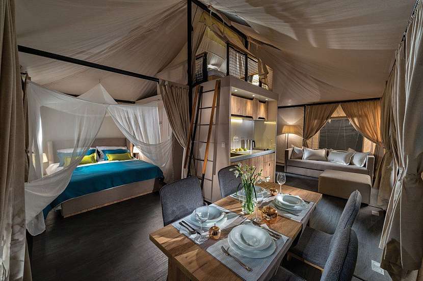 Glamping jako luxusní varianta kempování