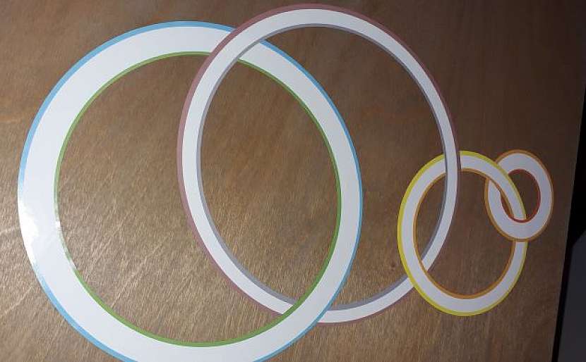 Papírové kruhy jako dekorace