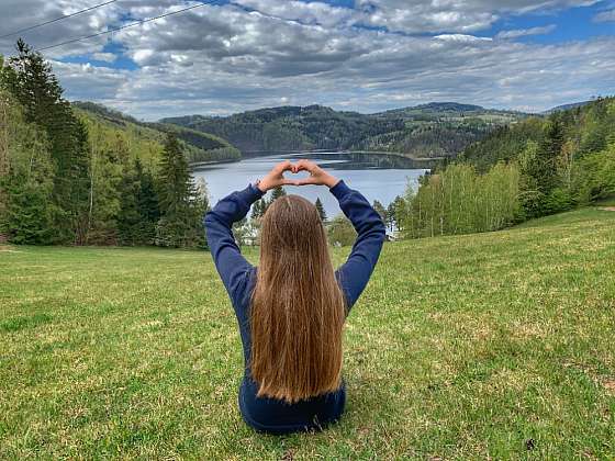 Instagramová stezka krásami Vysočiny, vyhlídka na Vírskou přehradu (Zdroj: Michaela Pardubická)