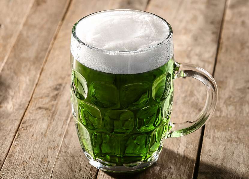 Milou zajímavostí je také zelení pivo