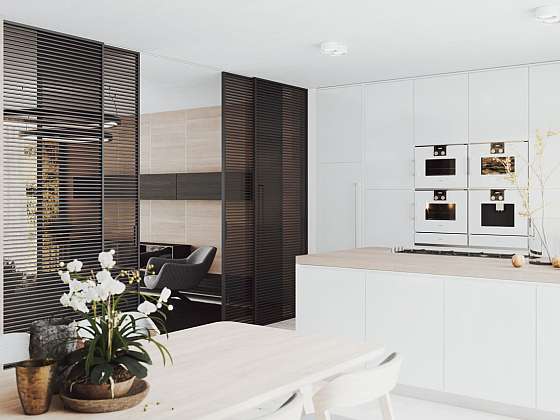 IDEALINE horizontal, posuv PREMIUM, obklad EFEKTA.