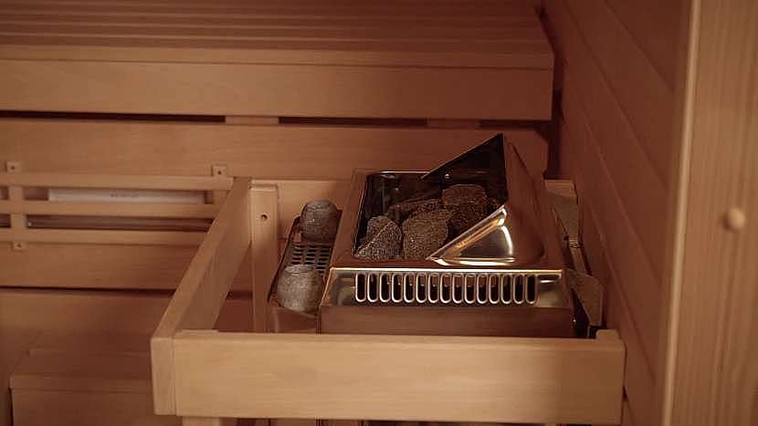 Sauny mohou být vybaveny i různými doplňky 