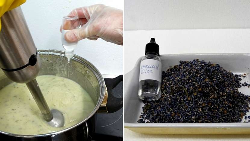Recept na domácí bylinkové mýdlo: nakonec přidejte do hmoty bylinky