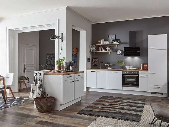 Malá kuchyň potřebuje, aby byl prostor skvěle naplánovaný (Zdroj: SIKO KOUPELNY a.s.)