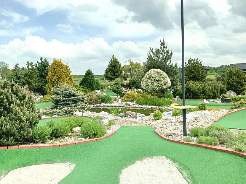 U Radešínka si zahrajete adventure golf