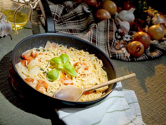 Rychlé špagety vypadají báječně a stejně báječně i chutnají (Zdroj: Archiv FTV Prima, se svolením FTV Prima)