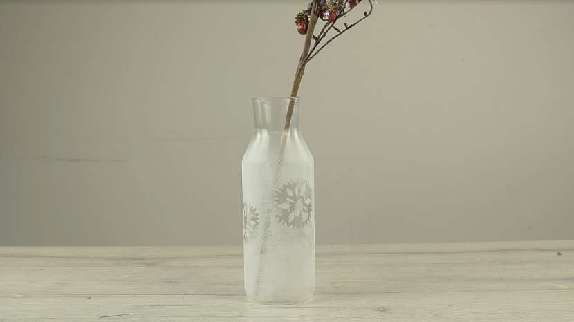 Kouzelně zamrzlá váza na váš stůl