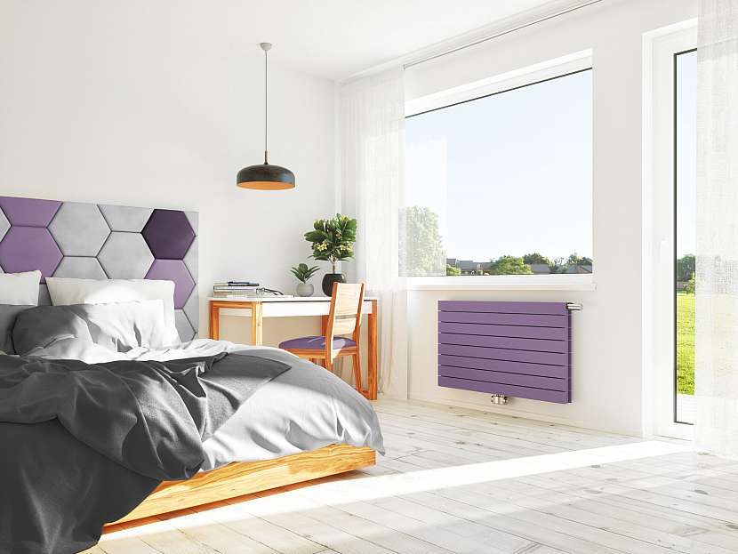 Barva Veri Peri se skvěle hodí nejen do obývacího pokoje či ložnice, ale i do koupelny, které vdechne naprosto nový styl