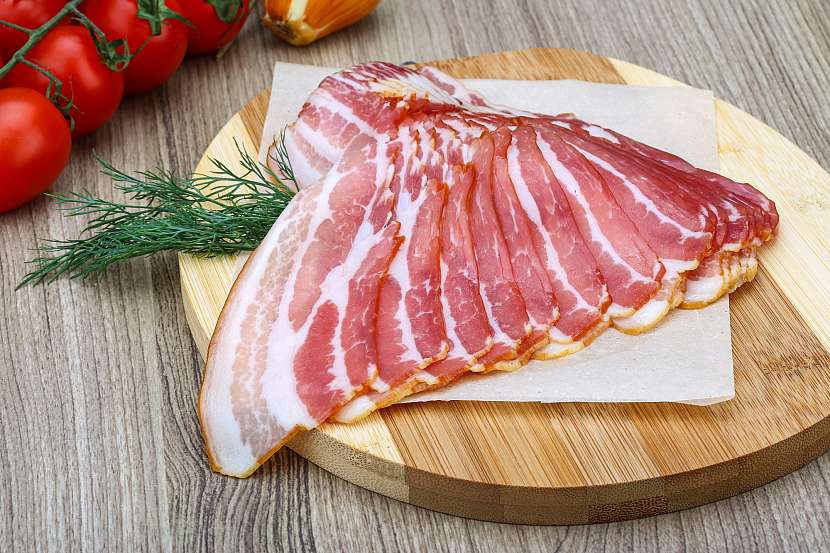 Anglická nebo farmářská slanina jsou oblíbenou a vyhledávanou delikatesou