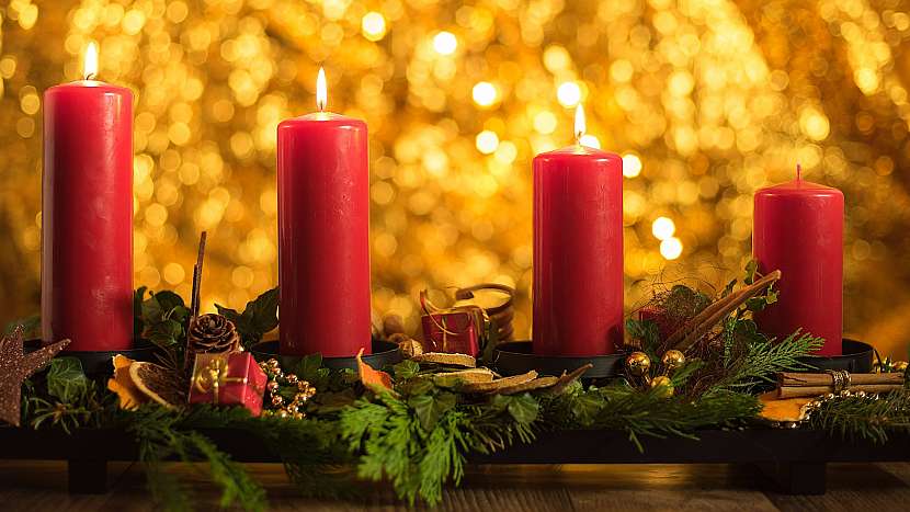 Průvodce třetím týdnem adventu: už hoří tři svíčky na adventním věnci