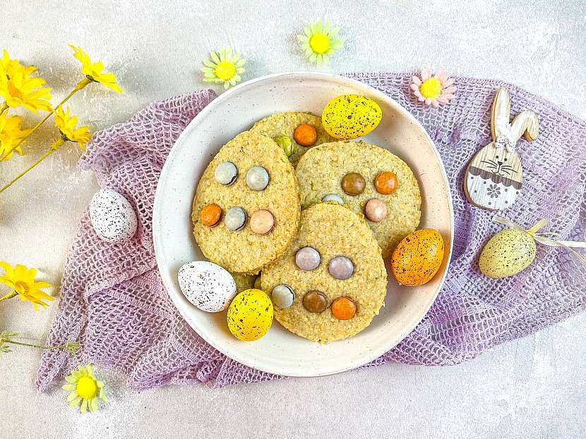 Velikonoční ovesné sušenky
