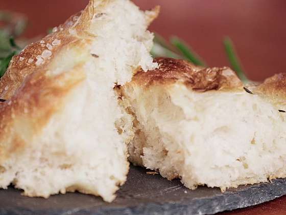 Focaccia bez hnětení