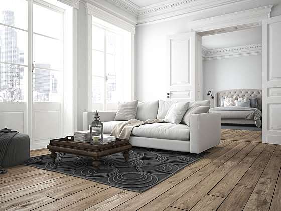 Vyšívaný koberec vytvoří v obýváku oázu klidu