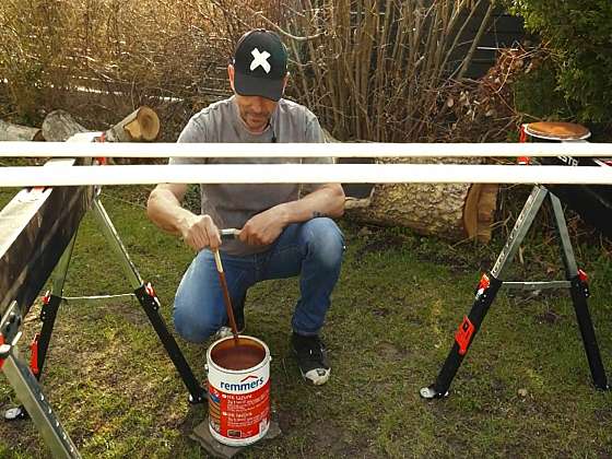 Jak natírat dřevěné prvky