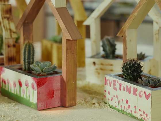 Dárek k MDŽ: Domek na květiny