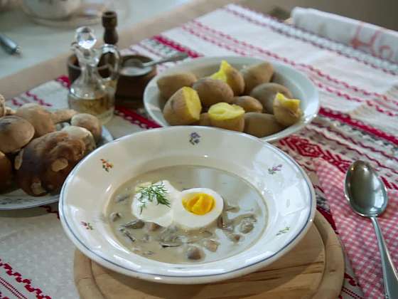 Recept na vynikající babiččinu hříbkovou polévku
