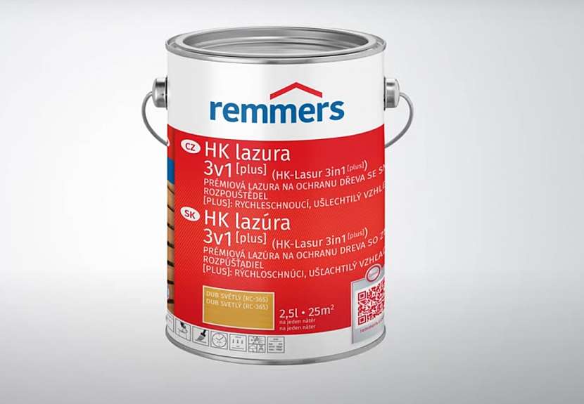 Výherci získají 5 litrové balení lazury Remmers
