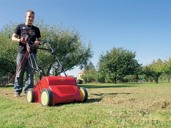 I trávník potřebuje podrbat