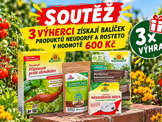 Otevřít článek/video: Soutěž z Receptáře: Vyhrajte balíček produktů Neudorff a Rosteto v hodnotě 600 Kč