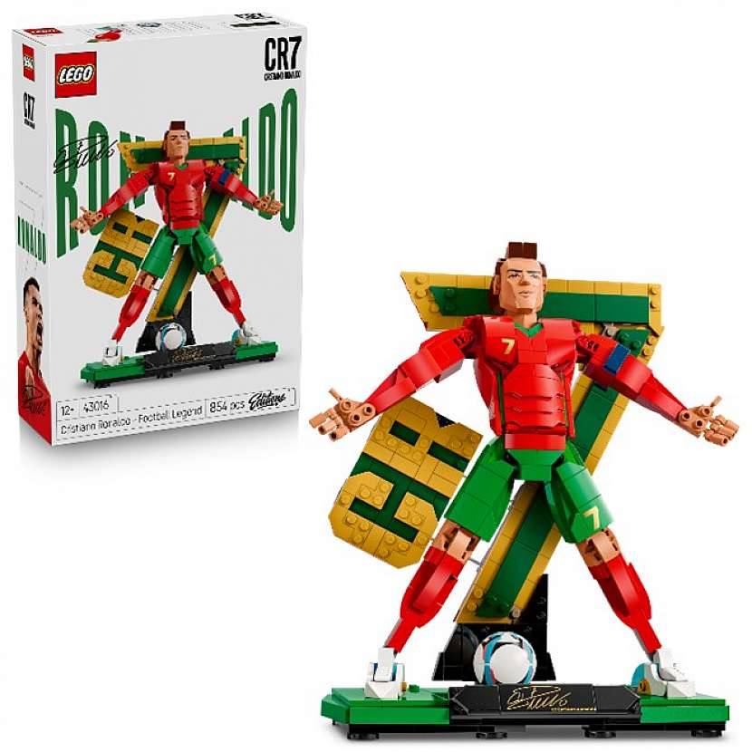 Stavebnice LEGO® Editions Cristiano Ronaldo – Fotbalová legenda