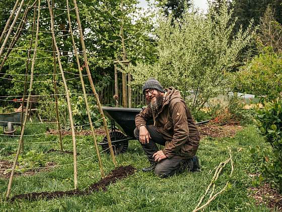 otevřít: Fazolové teepee se stane indiánskou skrýší pro celou rodinu