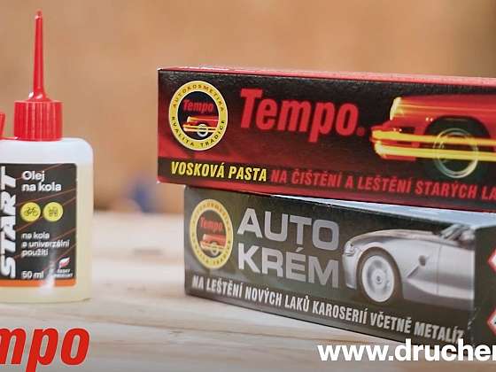 otevřít: Soutěž z Receptáře: Vyhrajte autokosmetiku Tempo od Druchemy