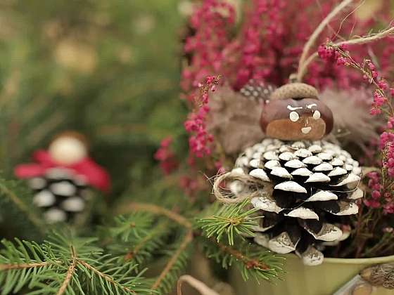 Výroba originálních vánočních ozdob na stromeček