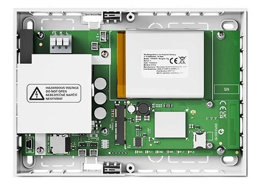 Ústředna JA-152KRY s rádiovým modulem a 4G komunikátorem LITE a vestavěnou akustickou signalizací (80dB) 