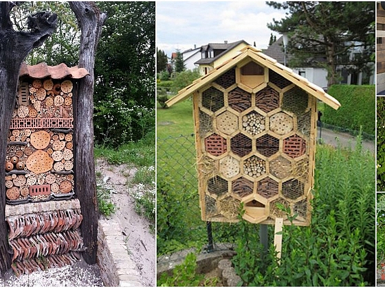 Domečky pro hmyz patří do každé moderní zahrady