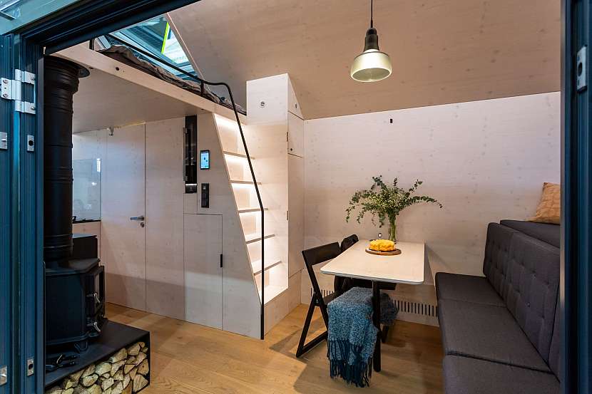 Mobilní nebo modulární bydlení na malé ploše je fenoménem