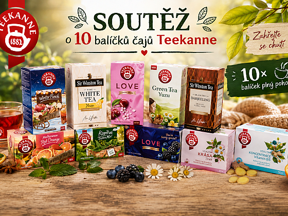 Otevřít článek/video: Pohoda s šálkem čaje: Vyhrajte exkluzivní balíček 10 druhů čajů TEEKANNE!