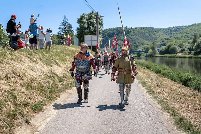 Královský průvod je významnou historickou akcí ve Středočeském kraji