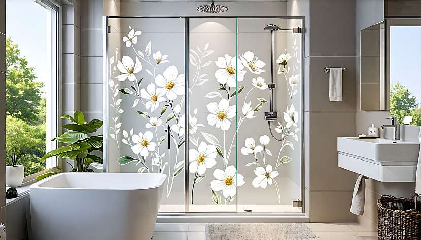 Digitální potisk skla – přesné přenesení grafických motivů, fotografií či firemních vizuálů s vysokou stálostí a odolností