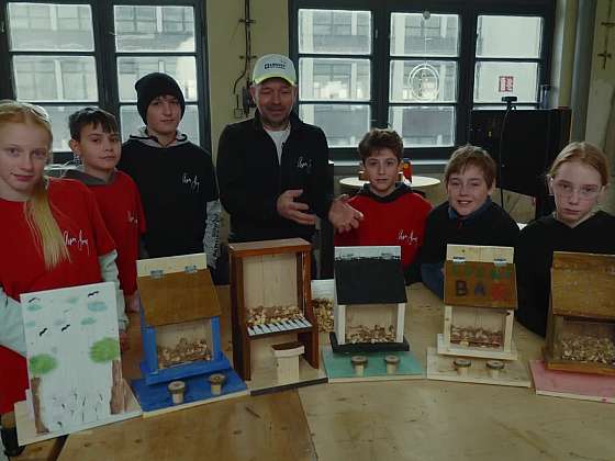 Krmítko pro veverky