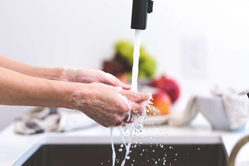 Mytí rukou je pro nás samozřejmé, ale občas to není možné (Zdroj: medHaus s.r.o.)