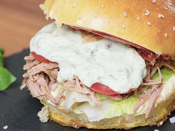 Domácí hamburgerové housky