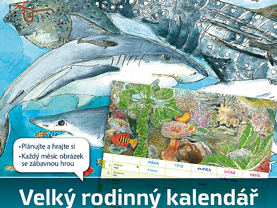 Velký rodinný kalendář 2022 je skvělým vánočním dárkem