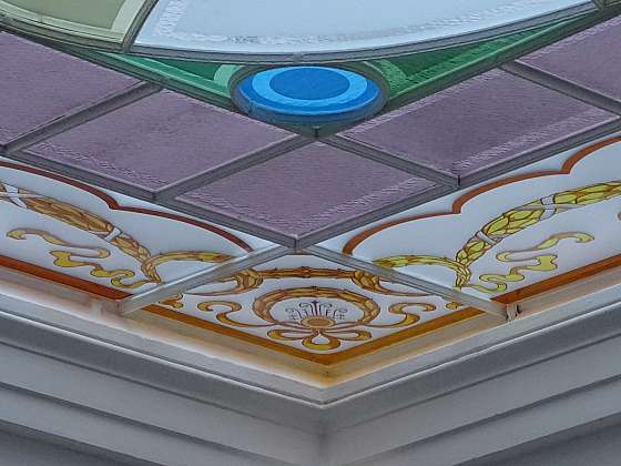 otevřít: Restaurování proskleného stropu měšťanského domu