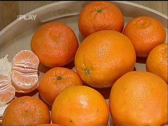 Vitaminy z pomerančů a klementinek