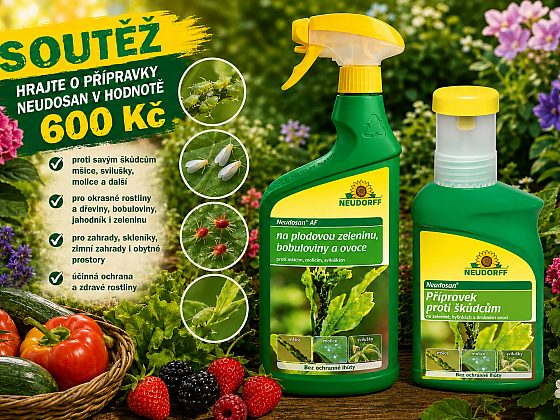 otevřít: Soutěžte o Neudosan – účinnou ochranu proti savým škůdcům