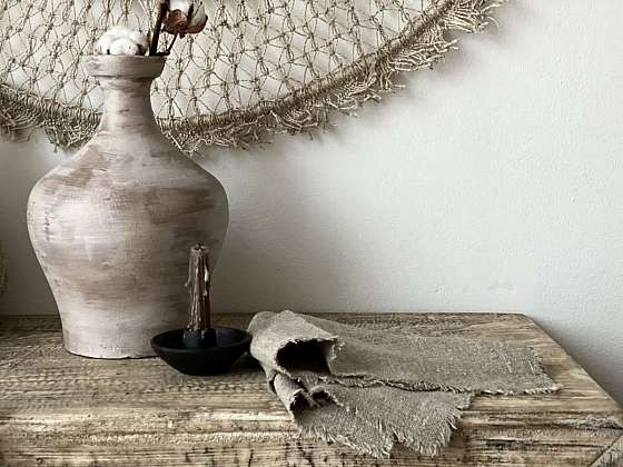 Vytvořte si metodou suchého štětce luxusní vázu v boho stylu