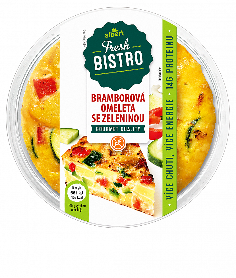 Bramborová omeleta se zeleninou