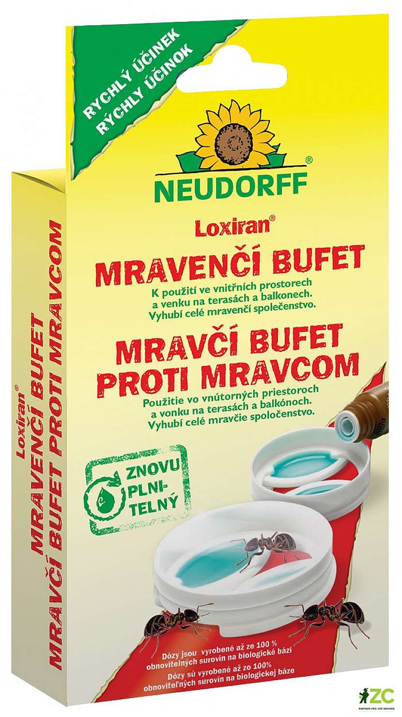Návnadový roztok láká mravence