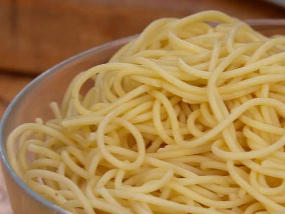 Uvařené špagety